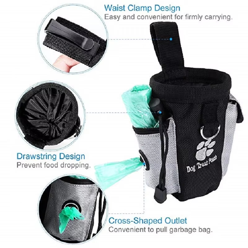 Hands Free Treat and Waste Bag Dispenser